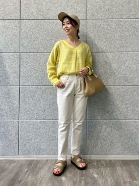 INDIVI(SHOP STAFF)さん（レディース・159cm）の春コーディネート