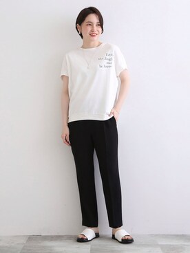 INDIVI(SHOP STAFF)さん（レディース・163cm）の春コーディネート