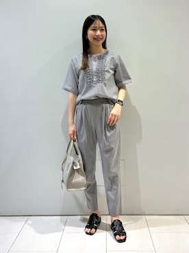 INDIVI(SHOP STAFF)さん(レディース・152cm)の夏コーディネート