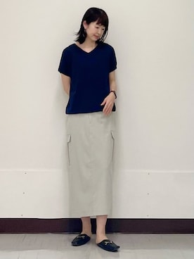 INDIVI(SHOP STAFF)さん(レディース・157cm)の夏コーディネート