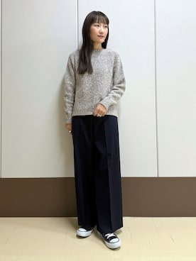「INDIVI（インディヴィ）のアイテム」を使った、INDIVI(SHOP STAFF)さん（レディース・151cm）の冬コーディネート