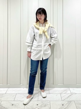 「シック」｜「アイテム（その他）」を使った、INDIVI(SHOP STAFF)さん（レディース・159cm）の春コーディネート