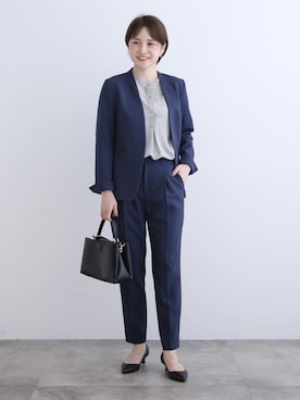 INDIVI(SHOP STAFF)さん（レディース・163cm）の夏コーディネート