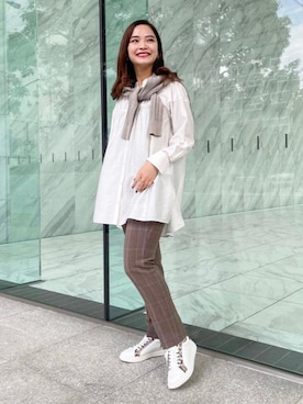 INDIVI(SHOP STAFF)さん(レディース・160cm)の秋コーディネート