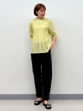 「アイテム（その他）」を使った、INDIVI(SHOP STAFF)さん（レディース・170cm）の夏コーディネート