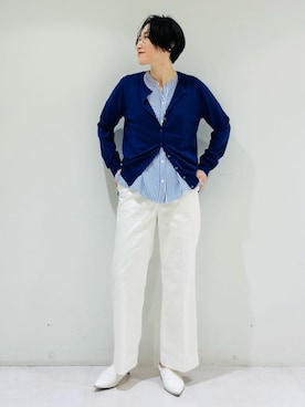 INDIVI(SHOP STAFF)さん（レディース・158cm）の夏コーディネート