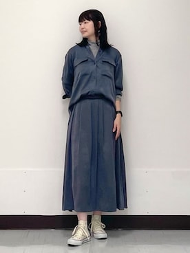 INDIVI(SHOP STAFF)さん（レディース・157cm）の冬コーディネート
