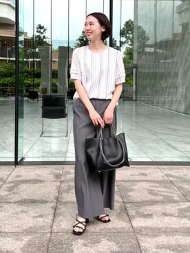 INDIVI(SHOP STAFF)さん(レディース・162cm)の夏コーディネート