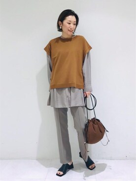 INDIVI(SHOP STAFF)さん(レディース・158cm)の秋コーディネート