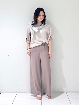 INDIVI(SHOP STAFF)さん(レディース・155cm)の夏コーディネート