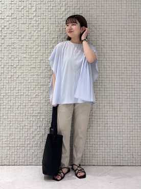 INDIVI(SHOP STAFF)さん（レディース・146cm）の夏コーディネート
