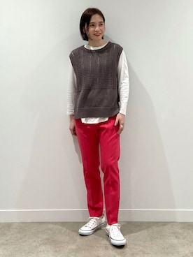 INDIVI(SHOP STAFF)さん（レディース・163cm）の春コーディネート
