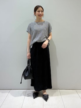 「インディヴィ」｜INDIVI(SHOP STAFF)さん（レディース・152cm）の夏コーディネート