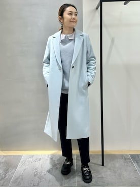 「INDIVI（インディヴィ）のアイテム」を使った、INDIVI(SHOP STAFF)さん（レディース・160cm）の冬コーディネート