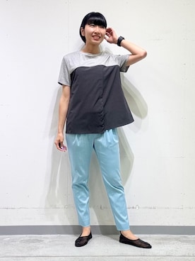 INDIVI(SHOP STAFF)さん（レディース・153cm）の夏コーディネート