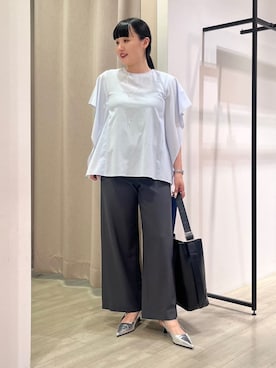 INDIVI(SHOP STAFF)さん（レディース・159cm）の夏コーディネート