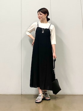 「インディヴィ」｜INDIVI(SHOP STAFF)さん（レディース・153cm）の夏コーディネート