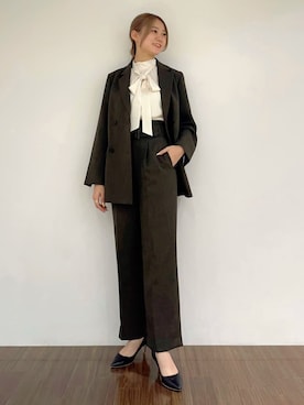 「INDIVI（インディヴィ）のアイテム」を使った、INDIVI(SHOP STAFF)さん（レディース・165cm）の秋コーディネート