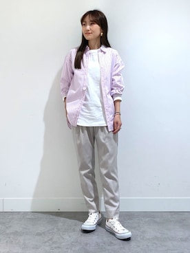 INDIVI(SHOP STAFF)さん（レディース・151cm）の夏コーディネート