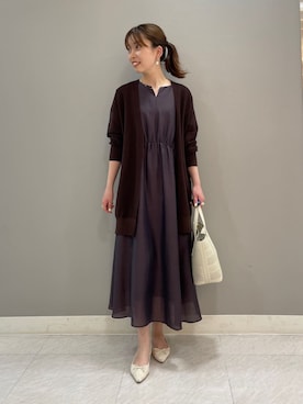 「INDIVI（インディヴィ）のアイテム」を使った、INDIVI(SHOP STAFF)さん（レディース・160cm）の夏コーディネート