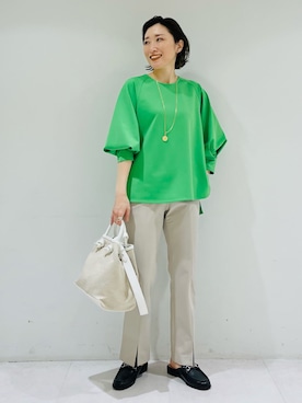 INDIVI(SHOP STAFF)さん（レディース・158cm）の春コーディネート