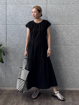 INDIVI(SHOP STAFF)さん（レディース・153cm）の夏コーディネート