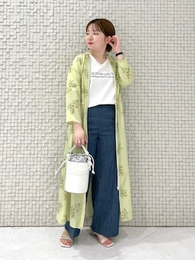 INDIVI(SHOP STAFF)さん（レディース・146cm）の夏コーディネート