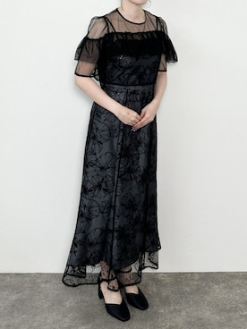 「PourVous（プールヴー）のアイテム」を使った、SHOP STAFFさん（レディース・153cm）の夏コーディネート