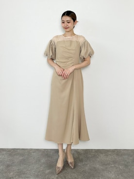 「PourVous（プールヴー）のアイテム」を使った、SHOP STAFFさん（レディース・167cm）の夏コーディネート