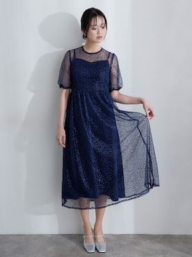 「PourVous（プールヴー）のアイテム」を使った、SHOP STAFFさん（レディース・168cm）の春コーディネート