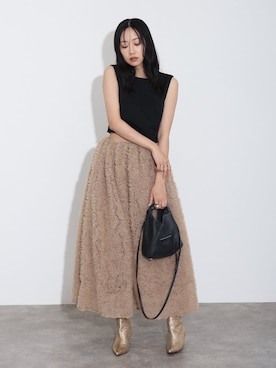 「atlo（アトロ）のアイテム」を使った、SHOP STAFFさん（レディース・162cm）の秋コーディネート