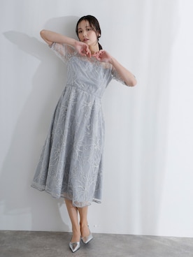 「PourVous（プールヴー）のアイテム」を使った、SHOP STAFFさん（レディース・168cm）の春コーディネート
