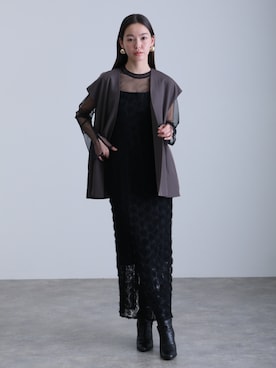 「atlo（アトロ）のアイテム」を使った、SHOP STAFFさん（レディース・164cm）の冬コーディネート