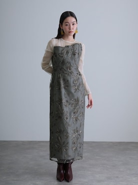 「atlo（アトロ）のアイテム」を使った、SHOP STAFFさん（レディース・164cm）の冬コーディネート