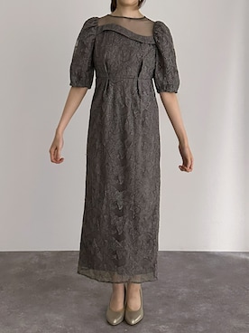 「PourVous（プールヴー）のアイテム」を使った、SHOP STAFFさん（レディース・167cm）の春コーディネート