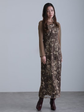 「atlo（アトロ）のアイテム」を使った、SHOP STAFFさん（レディース・164cm）の冬コーディネート