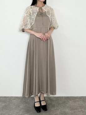 「PourVous（プールヴー）のアイテム」を使った、SHOP STAFFさん（レディース・163cm）の夏コーディネート