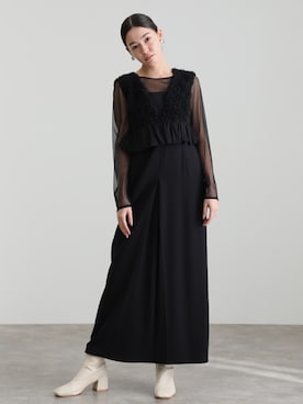 「atlo（アトロ）のアイテム」を使った、SHOP STAFFさん（レディース・164cm）の冬コーディネート