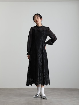 「atlo（アトロ）のアイテム」を使った、SHOP STAFFさん（レディース・162cm）の秋コーディネート