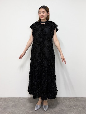 「アイテム（ドレス）」を使った、SHOP STAFFさん（レディース・167cm）の夏コーディネート