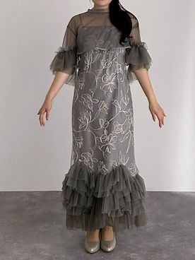 「PourVous（プールヴー）のアイテム」を使った、SHOP STAFFさん（レディース・158cm）の春コーディネート