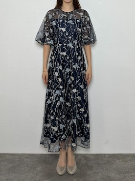 「PourVous（プールヴー）のアイテム」を使った、SHOP STAFFさん（レディース・162cm）の夏コーディネート