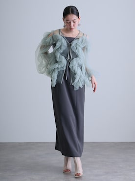 「atlo（アトロ）のアイテム」を使った、SHOP STAFFさん（レディース・164cm）の冬コーディネート