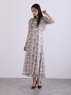 「PourVous（プールヴー）のアイテム」を使った、SHOP STAFFさん（レディース・168cm）の夏コーディネート