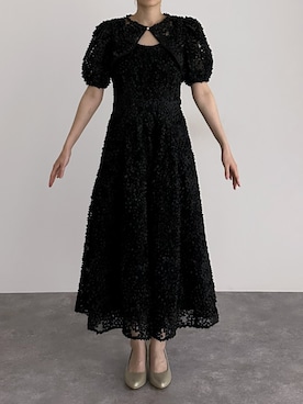 「PourVous（プールヴー）のアイテム」を使った、SHOP STAFFさん（レディース・167cm）の春コーディネート