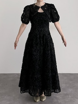 「PourVous（プールヴー）のアイテム」を使った、SHOP STAFFさん（レディース・153cm）の春コーディネート