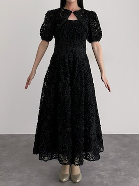 「PourVous（プールヴー）のアイテム」を使った、SHOP STAFFさん（レディース・163cm）の春コーディネート