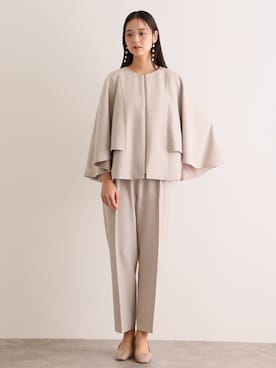 「PourVous（プールヴー）のアイテム」を使った、SHOP STAFFさん（レディース・168cm）の冬コーディネート