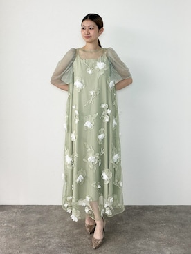 「atlo（アトロ）のアイテム」を使った、SHOP STAFFさん（レディース・167cm）の夏コーディネート
