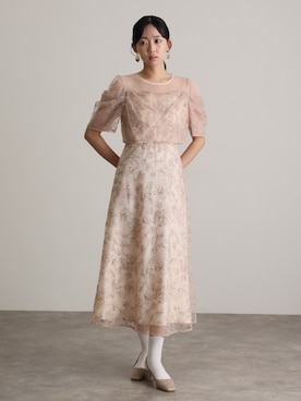 「アイテム（ドレス）」を使った、SHOP STAFFさん（レディース・162cm）の秋コーディネート